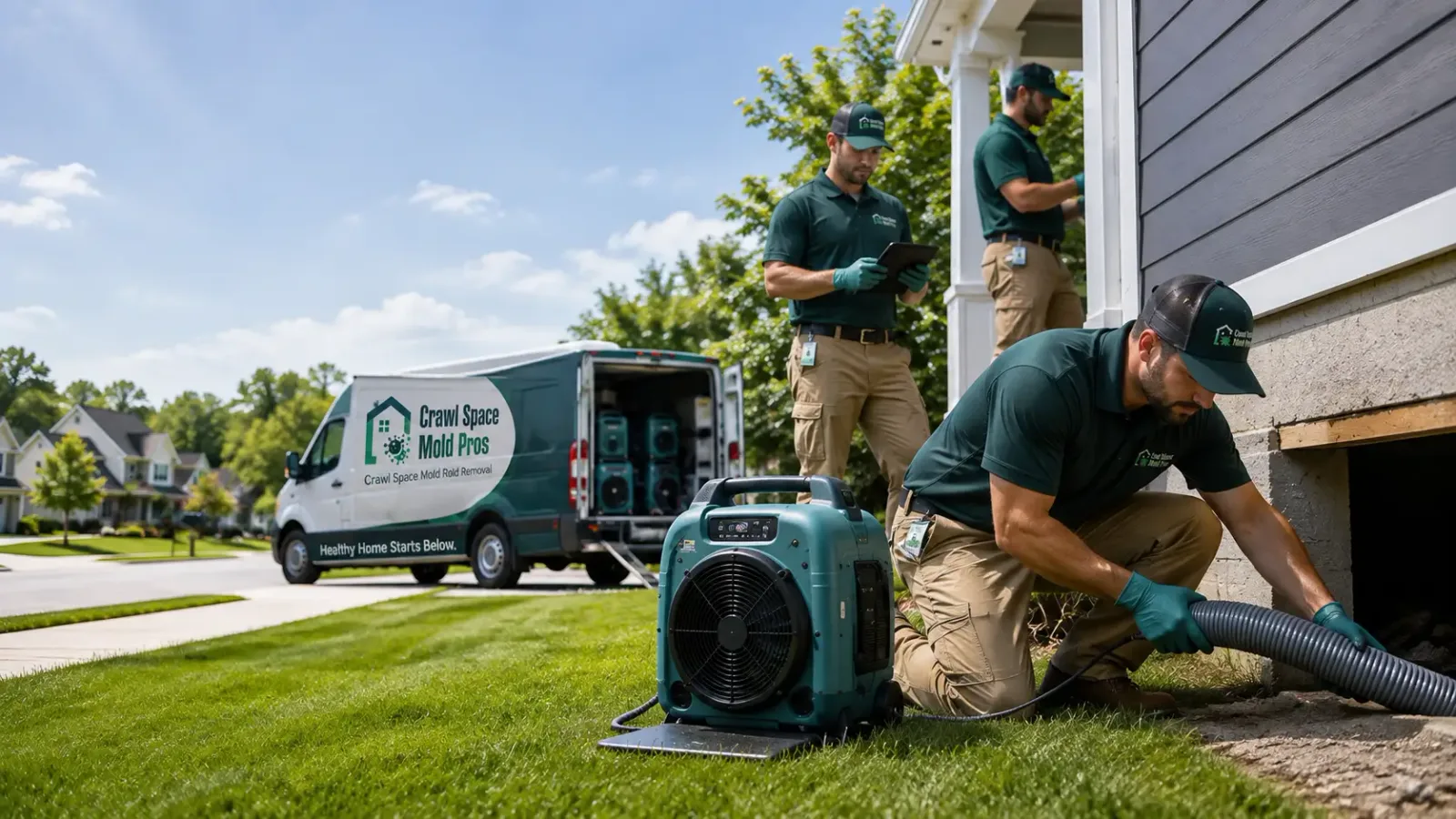 Crawl Space Mold Removal in Andalusia, IL